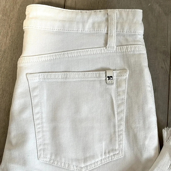JOE'S JEANS Chastity High-Rise Straight Crop Denim Jeans White, Size 30 - Picture 6 of 11